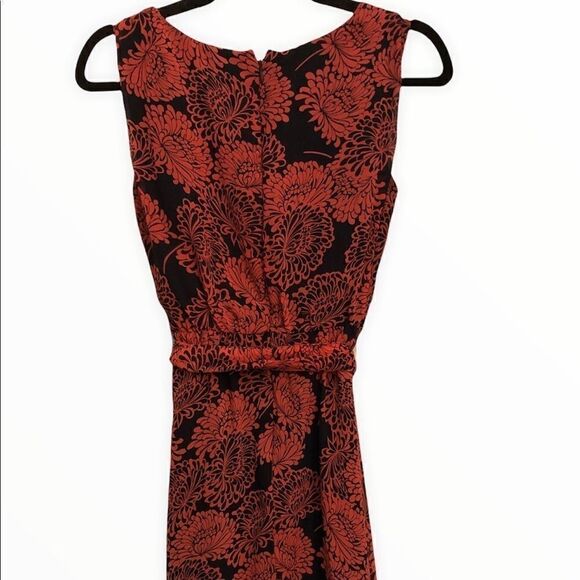 Banana Republic chiffon floral sleeveless a line dress - Picture 4 of 8